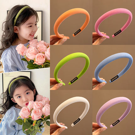 Girl's headband Women's cotton headband Candy color fashionable and beautiful girl's headband