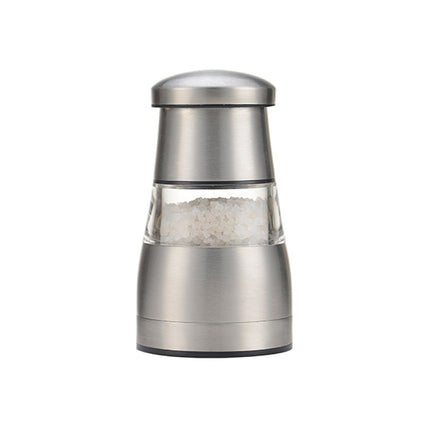 Stainless Steel Salt and Pepper Mill, Adjustable Coarseness Manual Pepper Mill, Professional Spice and Seed Grinder