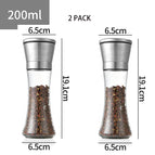 200ml stainless steel 2pcs