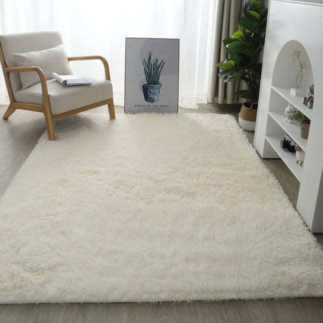 Extra Long Pile Fluffy Rugs and Carpet, Non-Slip Soft Cozy Rectangular Shaggy Rug for Bedroom, Nursery, Living Room