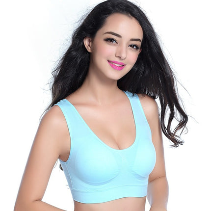 Women's Sports Bra Non-Steel Ring Comfortable Breathable Underwear Sleeping Bra Non-marking Bra