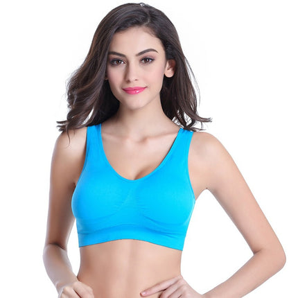 Women's Sports Bra Non-Steel Ring Comfortable Breathable Underwear Sleeping Bra Non-marking Bra