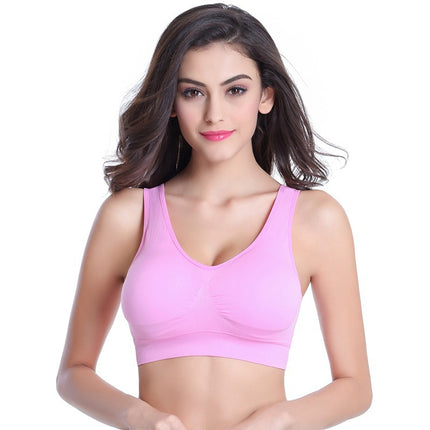 Women's Sports Bra Non-Steel Ring Comfortable Breathable Underwear Sleeping Bra Non-marking Bra