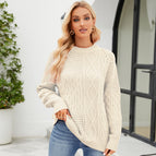 White round neck sweater