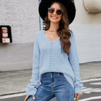 Blue Big Kull Sweater