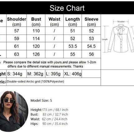 Women's short casual jacket double-sided velvet long-sleeved lapel plaid lantern sleeve fall and winter jacket