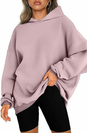 Women's Tops Out Hoodie Casual Fall Pullover Trendy Hoodie Loose Cute Tops Long Sleeve Hooded Sweatshirt