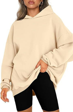 Women's Tops Out Hoodie Casual Fall Pullover Trendy Hoodie Loose Cute Tops Long Sleeve Hooded Sweatshirt