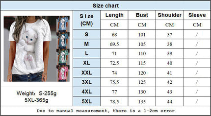 Women's Cute Wrinkle Collar Long Sleeve Casual Tie-Dye Thin Section Pullover Sweatshirt Fashion Animal Pattern Printed Round Neck Top Shirt