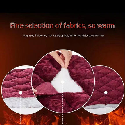 Autumn and winter women's laminated cotton pajamas set of three layers of thickened quilted pajamas women's padded warm