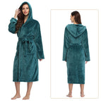 Women's robe hat green