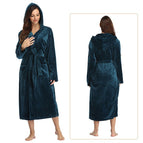 Women's robe hat blue blue