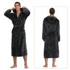 Women's robe hat deep gray