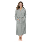 Women's robe gray gray