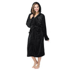 Women's robe hat black