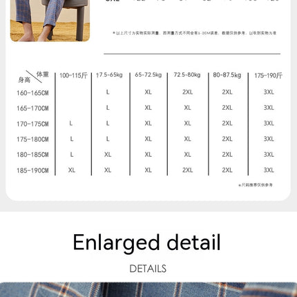 Men's  cotton pajamas set long-sleeved button modal lightweight soft upper and lower body 2 pairs of pajamas leisure suit