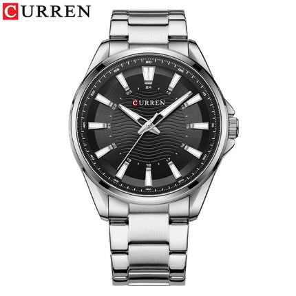 Men's Watch, Analogue Waterproof Business Stainless Steel Bracelet Watches, Anti-Scratch Fashion Business Watch for Men