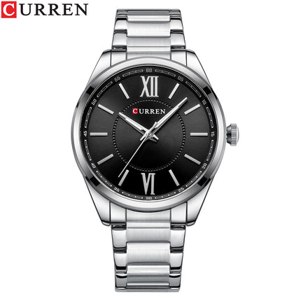 Men's watches, Stainless Steel Band wristwatch Analog Quartz Watch, Business Casual Waterproof Watch of Men