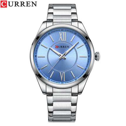 Men's watches, Stainless Steel Band wristwatch Analog Quartz Watch, Business Casual Waterproof Watch of Men