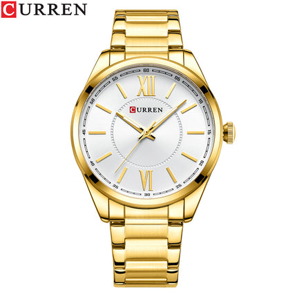 Men's watches, Stainless Steel Band wristwatch Analog Quartz Watch, Business Casual Waterproof Watch of Men