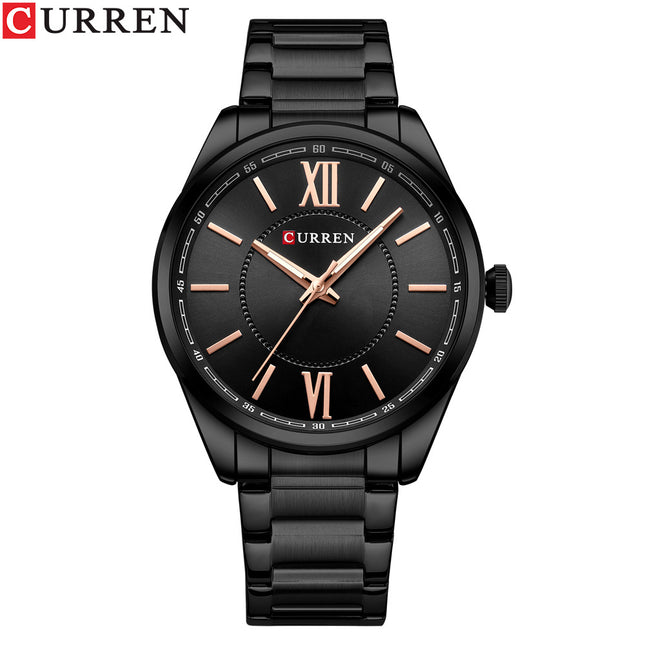 Men's watches, Stainless Steel Band wristwatch Analog Quartz Watch, Business Casual Waterproof Watch of Men