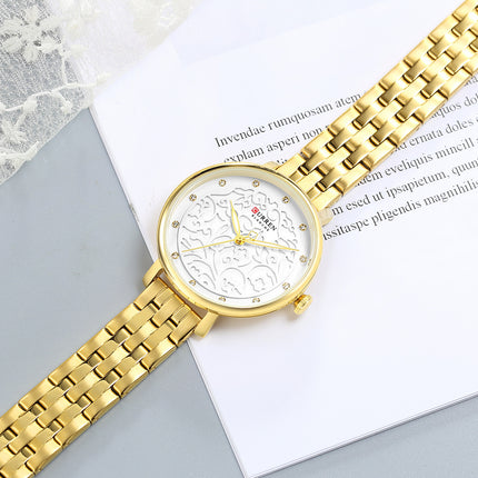 Women's Watches Analog Quartz Stainless Steel Waterproof Wrist Watch Fashion Diamond Female Watches for Ladies