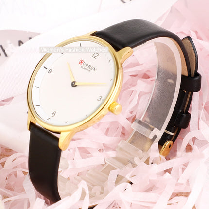 Women's Quartz Watches Leather Band Casual Water Resist Analog Watches Waterproof Wrist Watch of Women