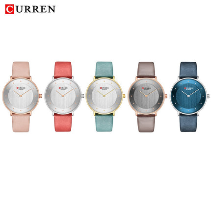 Fashion Casual Women's Watches Genuine Leather Band Elegant Ladies Watch for Women Waterproof Quartz Wristwatches