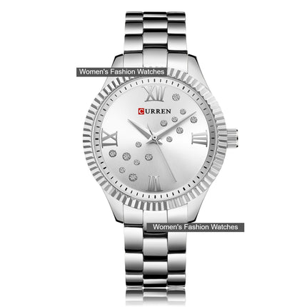 Women's Watches Fashion Elegant Analog Quartz Stainless Steel Ladies Wrist Watches Waterproof Watches for Women