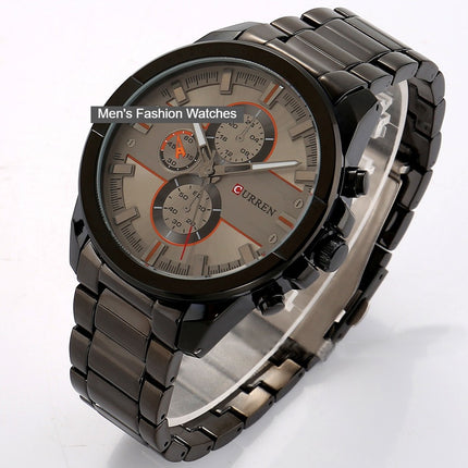 Men's Watches, Stainless Steel Analog Watch for Men Male Sport Waterproof Wristwatch Quartz Fashion wristwatches