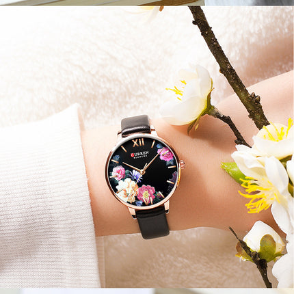 Women's Watches Classic Fashion Women Watches Band Genuine Leather Elegant Waterproof Quartz Watch for Women