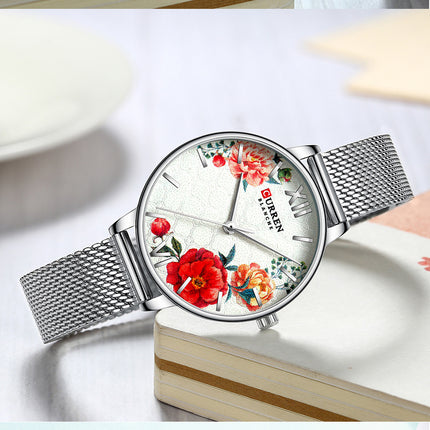 Women's Watches Classic Fashion Women Watches Band Genuine Leather Elegant Waterproof Quartz Watch for Women