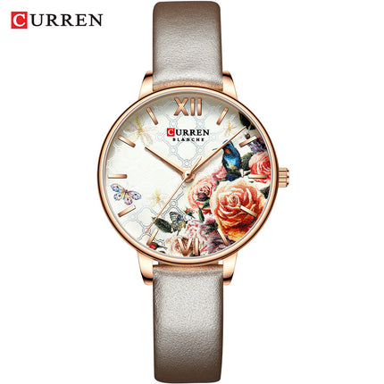 Women's Watches Classic Fashion Women Watches Band Genuine Leather Elegant Waterproof Quartz Watch for Women