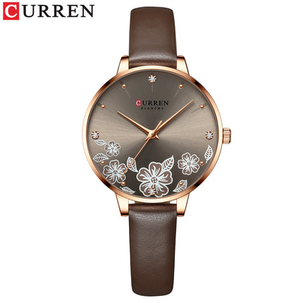 Women's Fashion Watches Quartz Watches for Women Genuine Leather Strap Wristwatch Waterproof  Quartz Watch for Women