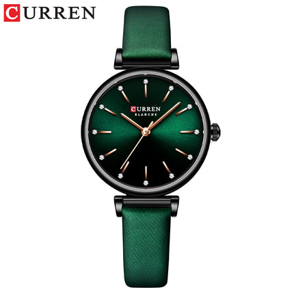 Women's Fashion Watches Quartz Genuine Leather Strap Wristwatch Waterproof  Watch for Women