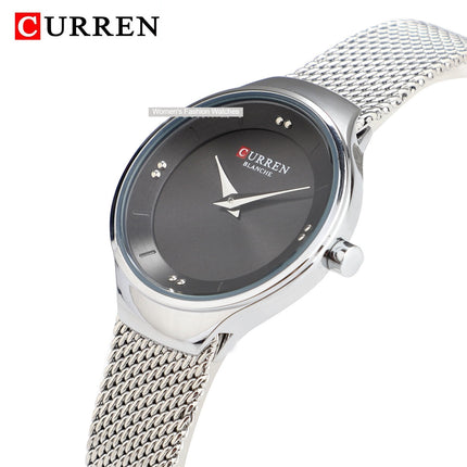 Women's Fashion Watches Stainless Steel Strap Quartz Waterproof  Watch for Women-R1