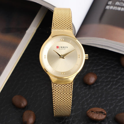 Women's Fashion Watches Stainless Steel Strap Quartz Waterproof  Watch for Women-R1