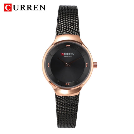 Women's Fashion Watches Stainless Steel Strap Quartz Waterproof  Watch for Women-R1