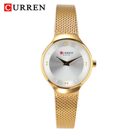 Women's Fashion Watches Stainless Steel Strap Quartz Waterproof  Watch for Women-R1