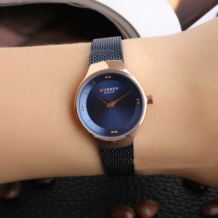 Women's Fashion Watches Stainless Steel Strap Quartz Waterproof  Watch for Women-R1