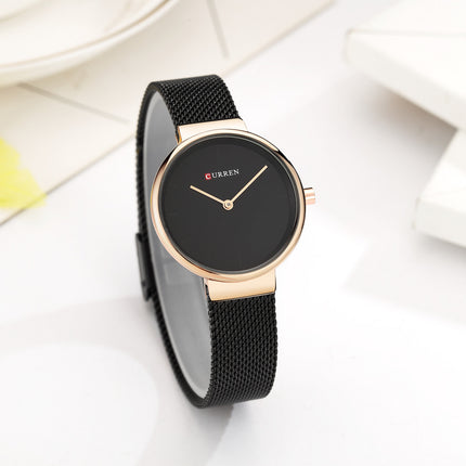 Women's Fashion Watches Stainless Steel Strap Quartz Waterproof  Watch for Women-R2