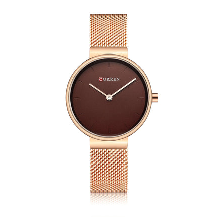 Women's Fashion Watches Stainless Steel Strap Quartz Waterproof  Watch for Women-R2