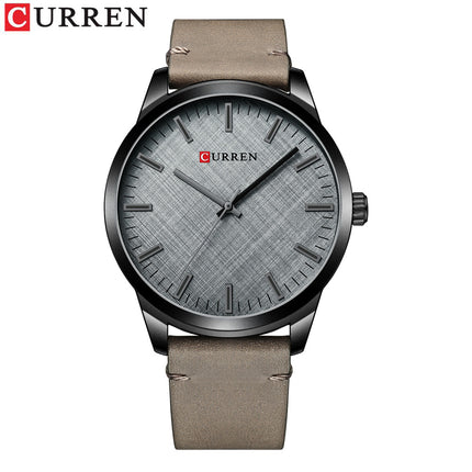 Men's Watches Fashion Waterproof Watch for Men Quartz With Genuine leather Strap Wristwatches