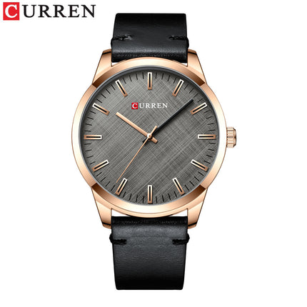 Men's Watches Fashion Waterproof Watch for Men Quartz With Genuine leather Strap Wristwatches