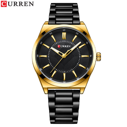 Men's Watches, Stainless Steel strap Watch for Men Male Waterproof Quartz Business wristwatches-V1