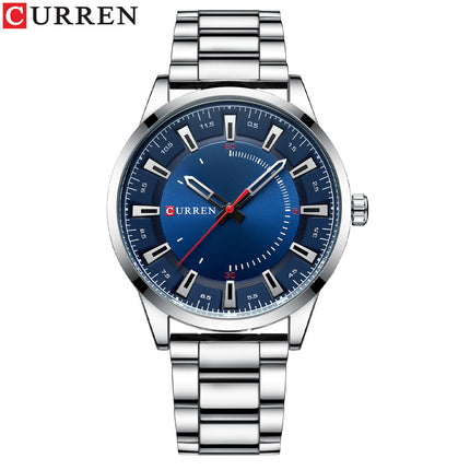 Men's Watches,  Waterproof Quartz wristwatches Stainless Steel Strap Watch for Men