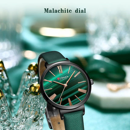 Women's Fashion Watches Stainless Net/Leather Strap Quartz Waterproof  Watch for Women