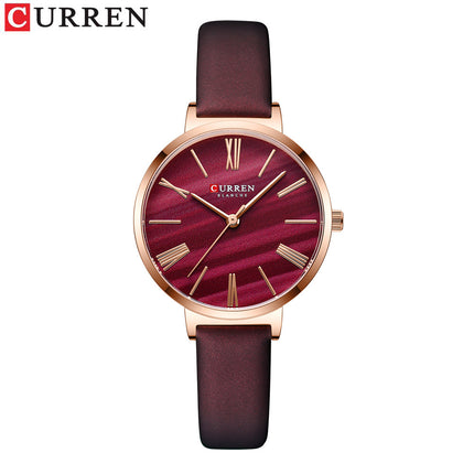 Women's Fashion Watches Stainless Net/Leather Strap Quartz Waterproof  Watch for Women