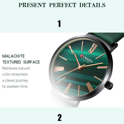 Women's Fashion Watches Stainless Net/Leather Strap Quartz Waterproof  Watch for Women