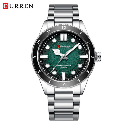 Men's Watches, Stainless Steel Strap Watch for Men Male Waterproof Quartz Business wristwatches